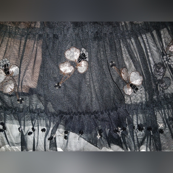 BCBG garden party / tea length cocktail dress - Picture 3 of 7